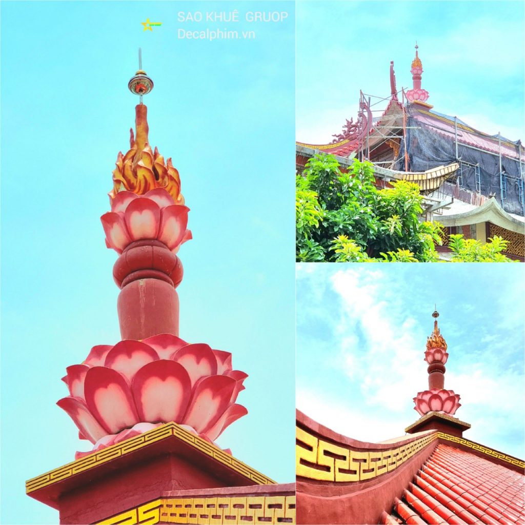 lắp đặt chống sét cho nhà chùa
